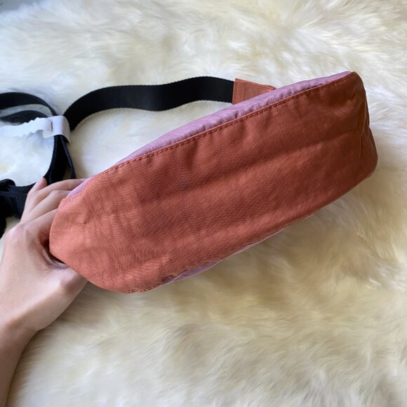 NWT Baggu Deadstock Small Crescent Bag  - Rose Jam Mix - Picture 2 of 4